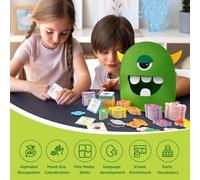 Générique Apprentissage de l'Alphabet | Jouet Éducatif en Feutre,Jeu d'Association pour Reconnaissance Lettre Forme Couleur - pour Garçons Filles Crèche Maternelle Anniversaire