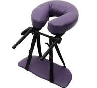 Générique Appui-tête de Massage pour Lit de Beauté en Pu Pourpre, Design Ergonomique en U, Ajustement du Cou Élastique, pour Spa, 1 Set