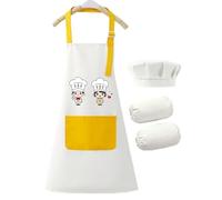 Générique Aprons For Kids, Paint Apron For Kids, Adjustable Coat Craft For Ages 2-12 Baking Painting Cooking Mealtime Classroom Home Garden Kitchen Outdoor School Kindergarten