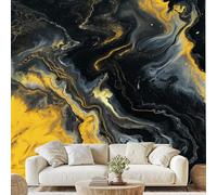 Générique Aquarell Marmor 3D Effekt Wandtapete Fluid Art Tapeten Vliestapete Abstrakte Vlies Fototapete für Wohnzimmer Kinderzimmer Badezimmer 312 x 219 cm Foto Tapete