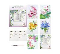 Générique Aquarelle Set 12 couleurs, carnet avec pinceau