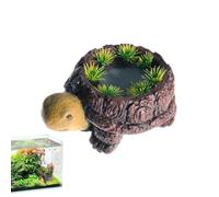 Générique Aquarium Air Stone Resin Turtle Bubble Oxygen Diffuser | Turtle Shaped Resin Air Diffuser For Freshwater Tanks Bubble Aeration Home Aquariums And Aquarium Decor
