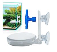 Générique Aquarium Air Stones, Acrylic Oxygen Diffuser Fish Tank, 1.38 x 2.76 inches and 2.36 x 2.76 inches Compact, Quiet Bubbler Release Tool for Home, Outdoor Pond Transport,