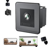 Générique Aquarium Camera, 2K HD Terrarium WiFi Pet Camera, 140° Wide-Angle Anti-Glare, 24/7 Recording for Fish Reptiles Window Security Monitoring, Two-Way Audio, AI-Powered Detection (Cam 128G)