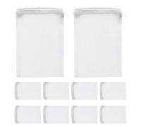 Générique Aquarium Filter Bag, Fish Tank Media Pack, 7.87x11.81 inches Spill-Proof Fine Mesh Filter Bags for Freshwater, Saltwater, Aquariums, Tanks Filters Drawstring Closure