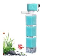 Générique Aquarium Filter Pump, Fish Tank Circulation System, Sponge Cleaning Machine, Quiet Water Flow Design, Suitable for Freshwater Saltwater, Breeding Tanks, Pet Stores, Home Bathroom Setup
