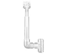 Générique Aquarium Oil Film Skimmer, Aquarium Skimmers, Acrylic Protein Skimming Basket with Intake Tube, Efficient Floating Remover for Fish Tank Filter Accessories, Transparent