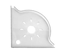 Générique Aquarium Plant Holder - 6in Triangle Fish Tank Corner Shelf | Acrylic Storage Stand with Strong Suction Cups Waterproof Durable Organizer for Tweezers Scrapers Tools Reef Tank