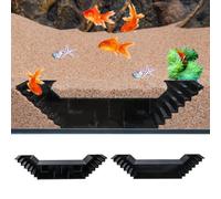 Générique Aquarium Tunnel Ornament - Resin Underground Shelter 6 inch | Decorative Cave for Fish | Hiding Tunnel for Betta Shrimp Cichlid in Freshwater Saltwater Planted Tank Habitat