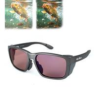 Générique Aquavision Pro Sunglasses, Aquavision Sunglasses, Lightweight Frameless HD Uv400 Wrap-Around, Polarized Fishing Glasses for Men (Red)