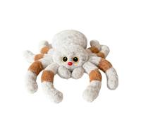 Générique Araignée en Peluche Douce Mignonne en Oreiller Blanc