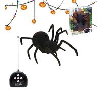 Générique Araignée télécommandée pour,Araignée télécommandée, Modèle d'araignée réaliste, Jouet télécommandé électrique, Accessoires de Blague drôles, Jouets Gag pour Halloween