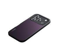 Générique Aramid Carbon Fiber Phone Case,TPU+ Aramid Fiber,Support Wireless Charging,Magnetic All-Inclusive Protective Anti-Fall Case (17 Pro Max,Purple)