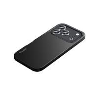 Générique Aramid Carbon Fiber Phone Case,TPU+ Aramid Fiber,Support Wireless Charging,Magnetic All-Inclusive Protective Anti-Fall Case (17 Pro,Black)