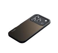 Générique Aramid Carbon Fiber Phone Case,TPU+ Aramid Fiber,Support Wireless Charging,Magnetic All-Inclusive Protective Anti-Fall Case (17 Pro,Brown)