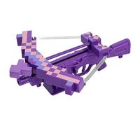 Générique Arbalète Jouet Style Pixel pour Enfants, Lanceur de Flèches Souples, Idée Cadeau pour Fans de Jeux Vidéo (Violet)