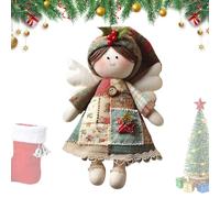 Générique Arbre De Noel Ange Peluche s, 15cm, Ensemble De s Ange, Artisanat en Tissu Vintage pour Débutants, Projet De Coutures De Vacances, Jolie Décoration De Maison De Vacances