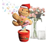 Générique Arbre de Noël Danseur en Peluche | Arbre de Noël Interactif avec Chanson et Lumière pour Tout-Petits | Décoration pour Bureau Chambre Dortoir Appartement École Fête | Thanksgiving Chambre à