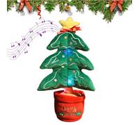 Générique Arbre de Noël Danseur en Peluche | Arbre de Noël Interactif avec Chanson et Lumière pour Tout-Petits | Décoration pour Bureau Chambre Dortoir Appartement École Fête | Thanksgiving Chambre à