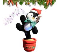 Générique Arbre de Noël Danseur en Peluche | Arbre de Noël Interactif avec Chanson et Lumière pour Tout-Petits | Décoration pour Bureau Chambre Dortoir Appartement École Fête | Thanksgiving Chambre à