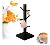Générique Arbre Porte-Mugs Support En Bois Pour Tasses Avec 6 Crochets