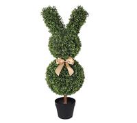 Générique Arbres Topiaires en Forme De Lapin, Conception, 91 Cm, Topiaire en Buis, Décorations De Porche, Placement Polyvalent, pour Accessoires De Vacances, Porches, Porte D'entrée, Salon,