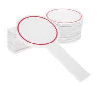 Générique Ardoise Blanche Portable Effaçable à Sec pour Tableaux Blancs D'étudiants, Mini Tableau de Bord à Main en Carton Rigide, pour Votes et Jeux en Classe, Lot de 20 Couleur Aléatoire