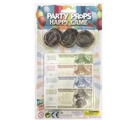 Générique Argent Jouet | Jeu d'argent,Accessoire Jeu De Rôle Éducatif pour Découverte Maison École Anniversaire Garçons Filles