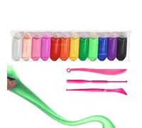 Générique Argile Super Légère - Douze Couleur Espace Argile Jardin Enfance | Vingt Quatre Trente Six Couleur Modelage Artisanat, Léger Air Sécher Petits Bricolages École Filles Adultes