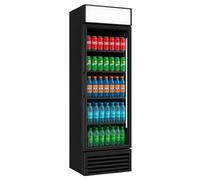 Générique Armoire à Boisson Réfrigérée 350L avec Canopy - Vitrine Réfrigérée Professionnelle pour Commerces, Cafés, Restaurants, Snack-Bars - Réfrigération Efficace et Design Attractif