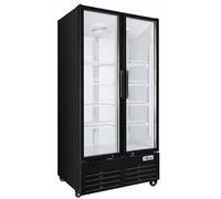 Générique Armoire à Boissons Réfrigérée 2 Portes - 750 Litres - Intérieur Blanc