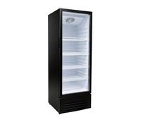 Générique Armoire à Boissons Réfrigérée 355 Litres Noire et Blanche - 1 Porte Vitrée