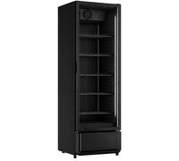 Générique Armoire à Boissons Réfrigérée Noire - 377 Litres - 1 Porte Vitrée