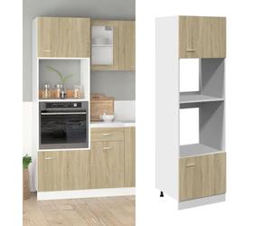 Générique Armoire à Micro-Ondes Lyon Chêne Sonoma 60x57x207 cm, Meubles, Armoires & Meubles de Rangement, Meubles de Cuisine, Brun, (Poids 53.6KG)