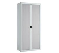 Générique Armoire à Rideaux démontables Economique 195 x 90 cm Corps Gris Clair (Gris Clair)
