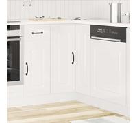 Générique Armoire d'angle de Cuisine Kalmar Blanc Brillant,Meubles,Armoires & Meubles de Rangement,Meubles de Cuisine,853509