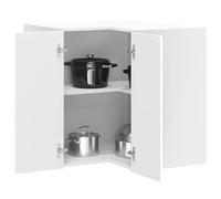Générique Armoire d'angle Murale de Cuisine Lucca Blanc Bois d'ingénierie