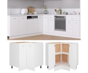 Générique Armoire de Plancher d'angle Lyon Blanc 75,5x75,5x81,5 cm,Meubles,Armoires & Meubles de Rangement,Meubles de Cuisine,Blanc,29.92 KG,802489