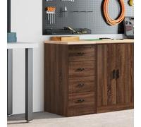 Générique Armoire de Rangement de Garage chêne Marron 40x51x85cm Bois pin,Entreprise & Industrie,Stockage Industriel,Armoires industrielles,Brun,23.8 KG,860595