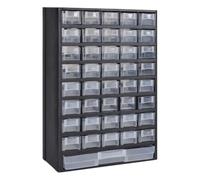Générique Armoire de Rangement en Plastique avec 41 Tiroirs - Organisez Vos Objets avec Efficacité - Dimensions Compactes 31x13,8x49 cm - Matériau Résistant pour Atelier et Bricolage à Domicile