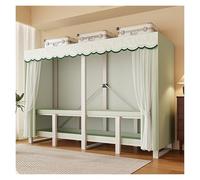 Générique Armoire De Rangement en Tissu, Penderie avec Housse, Garde-Robe Pliable, Penderies Repliables, Armoire Portable avec Barre De Suspension Et Étagères(B,190cm/74.8in)