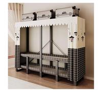 Générique Armoire De Rangement Pliable en Tissu, Penderie avec Housse, Garde-Robe Penderies pour Chambre, Penderies Repliables, Porte-vêtements Portable avec Barre De Suspension(Blue2,130cm/51.2inch)