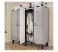 Générique Armoire De Rangement, Porte-vêtements Pliable, Armoires Chambre en Tissu, Armoire Penderie Portable Multi-Rangement, Étages Cases, pour Chambre, Vestiaire(C,150cm/59.1inch)