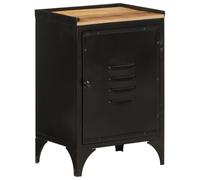Générique Armoire de Salle de Bain 40x30x60 cm Fer et Bois de manguier,Ensembles de Ensembles de mobilier pour salles de bains-358566