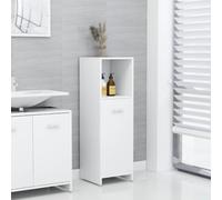 Générique Armoire de Salle de Bain Blanc 30x30x95 cm Bois d'ingénierie,Meubles,Ensembles de Meubles,Ensembles de mobilier pour salles de Bains,Blanc,12.8 KG,802588