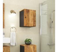 Générique Armoire de Salle de Bain Murale 38x33x48cm Bois Massif manguier,Ensembles de Ensembles de mobilier pour salles de bains-351993