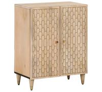 Générique Armoire latérale 60x33x75 cm Bois Massif de manguier,Meubles,Armoires & Meubles de Rangement,Buffets & bahuts-358250