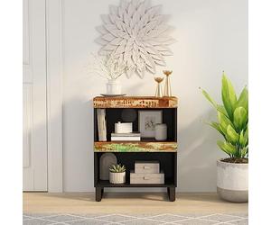 Générique Armoire latérale 60x33x75 cm Bois Massif de récupération,Meubles,Tables,Tables de Chevet,Multicolore,15 KG,352887