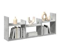 Générique Armoire Murale 100x18x40 cm Gris béton Bois d'ingénierie,Étagères,Étagères murales & corniches-854799