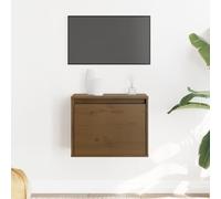 Générique Armoire Murale Marron Miel 45x30x35 cm Bois de pin Massif,Meubles,Étagères,Étagères murales & corniches,Brun,5.09 KG,813441